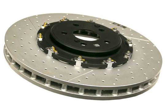 Mercedes Disc Brake Rotor - Front (Cross-Drilled)